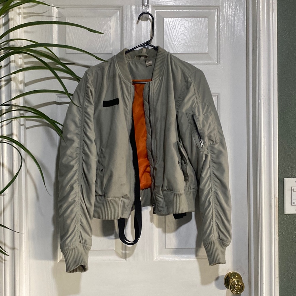 Aviator bomber jacket
